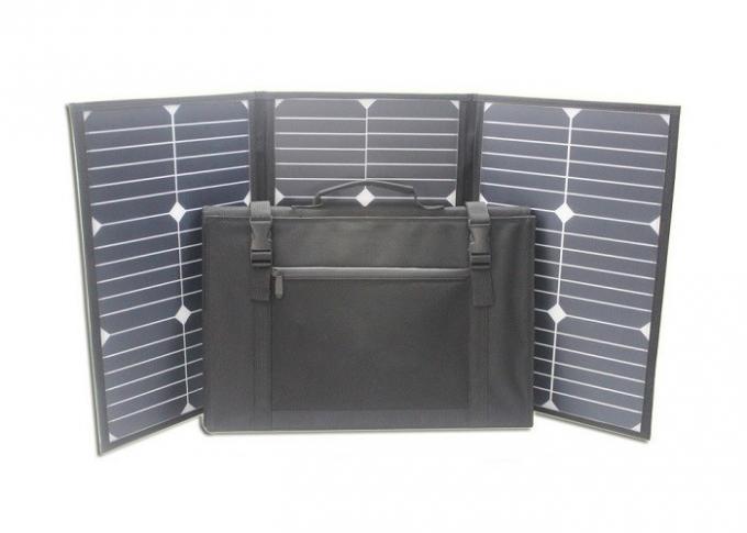 le panneau solaire du pliage 90w monocristallin avec portent le sac 0